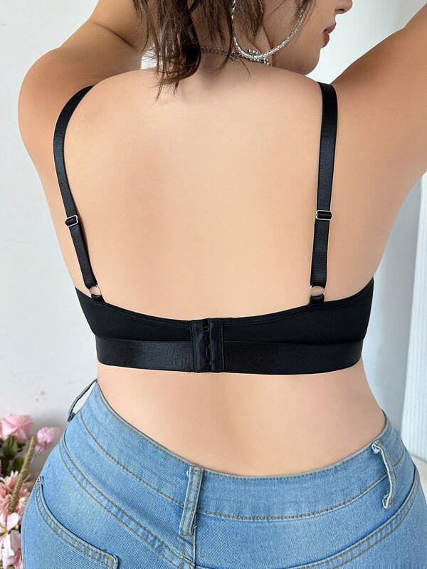 MidnightGlam Rhinestone Wireless Lingerie Plus
